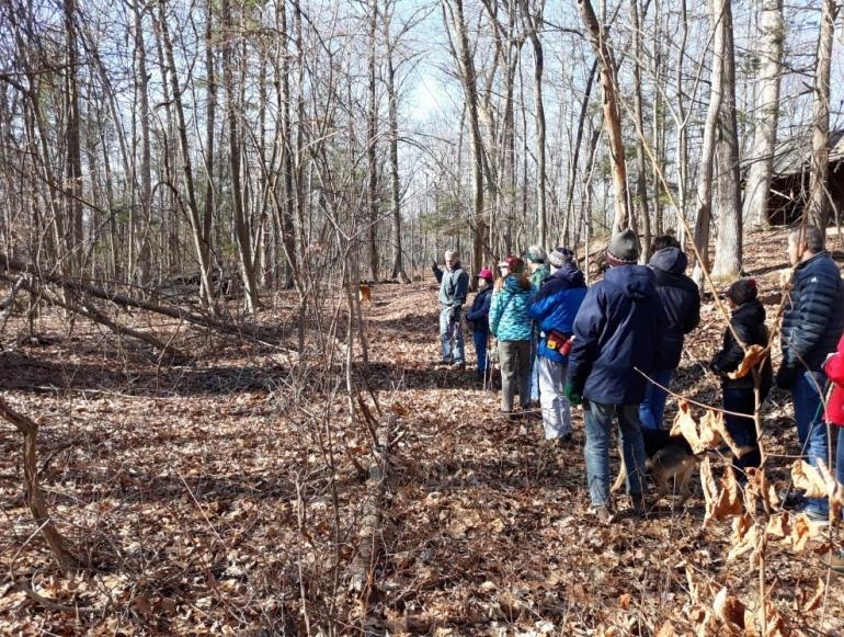 2020 Speer Preserve Hike group photo