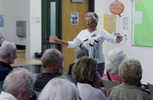 Retiring board member Patty Connolly