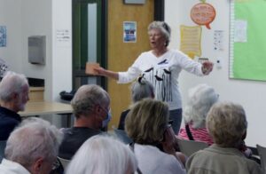 Retiring board member Patty Connolly